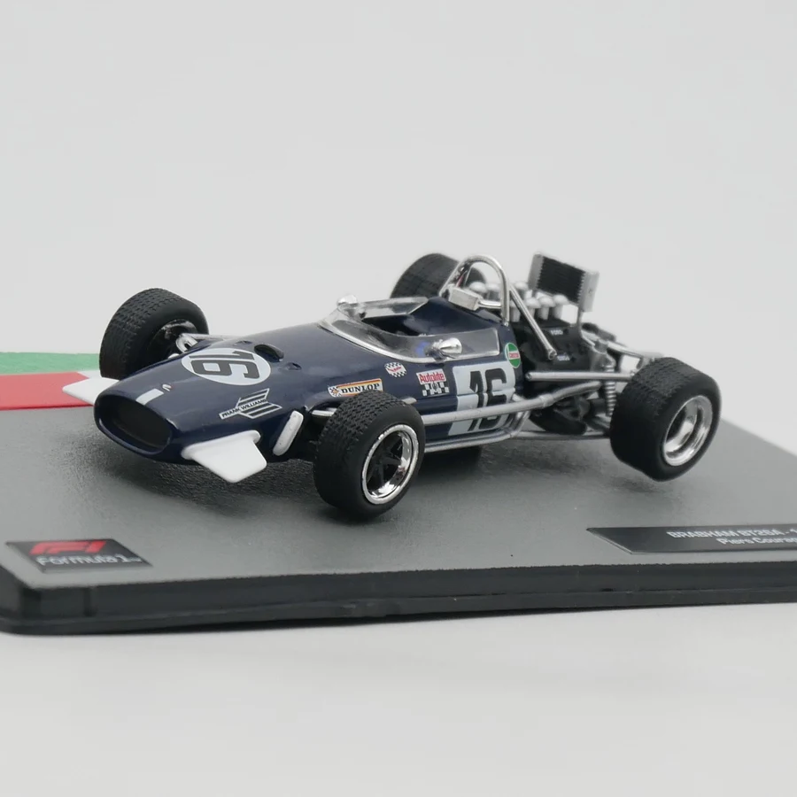 Ixo 1:43 Racing Brabham BT26A 1969 Piers Courage Diecast Car Model Metal Toy Vehicle