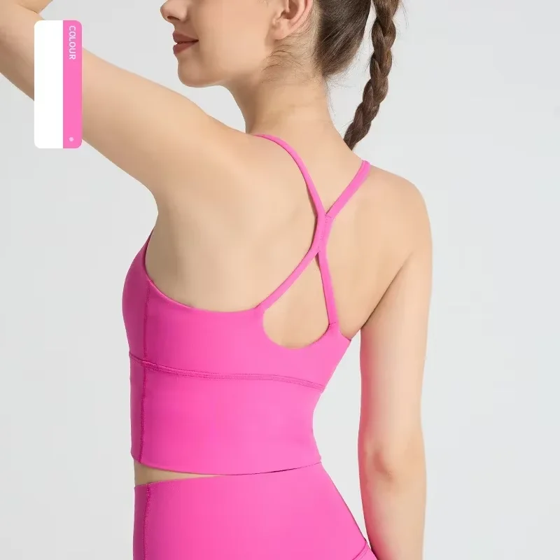 Solid Color soft high strength Women Fitness Bra Tight Sport Top Comprehensive Training Gym Yoga Underwear Tight With Chest Pad