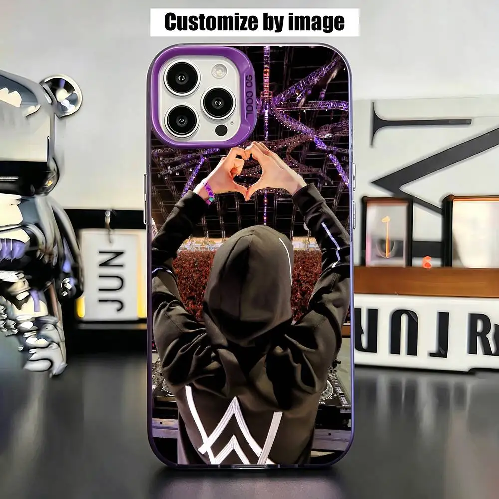 

DJ Walkzz Alan Olav Walker Phone Case For IPhone 17,16,15,14,13,12,11 Plus,Pro Max,XS,Colorful Silver Cover