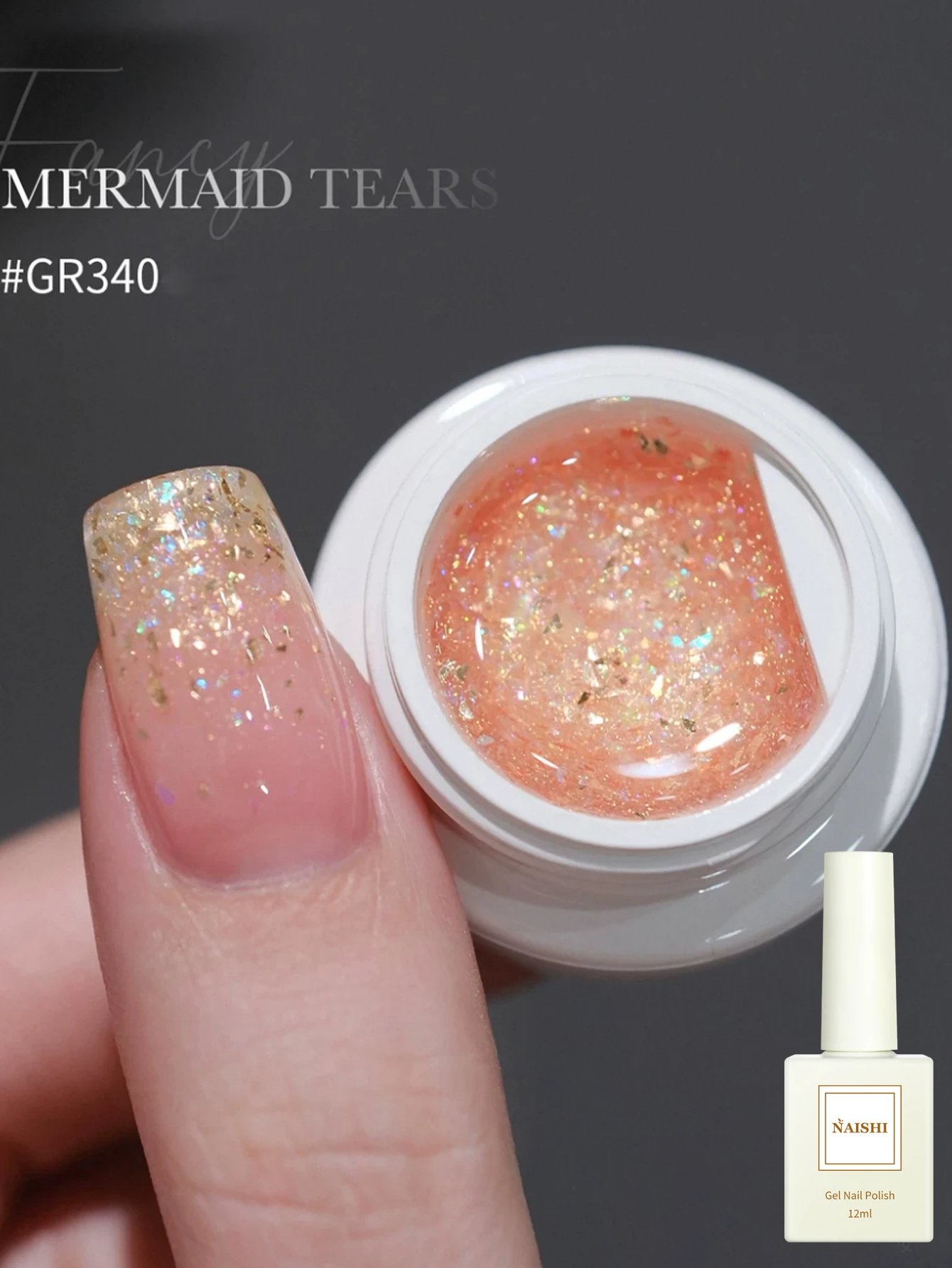 4 pçs 2025 nova moda arte do prego moda fototerapia espumante aurora brilho fino esmagado diamante fragmentos de vidro transparente prego