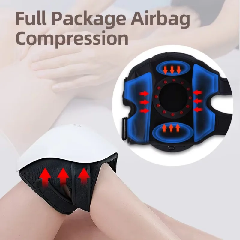 Muscle Relax Circulation Knee Massage Machine Recharge Electric Heating Vibration Ankle Massager
