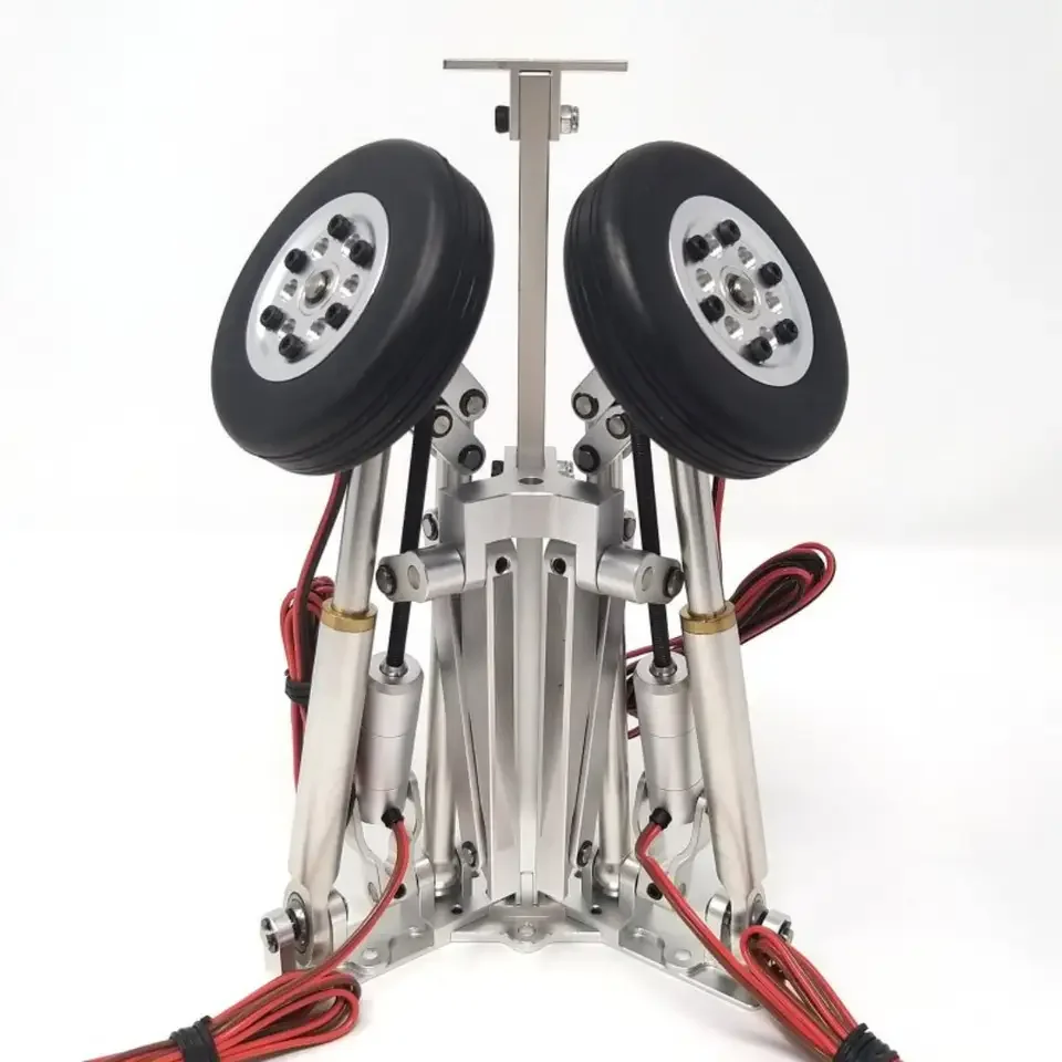 JP Hobby ER120 12 kgs Metal Landing Gear with 65mm Brakes Wheel 120-T1-F16 Controller