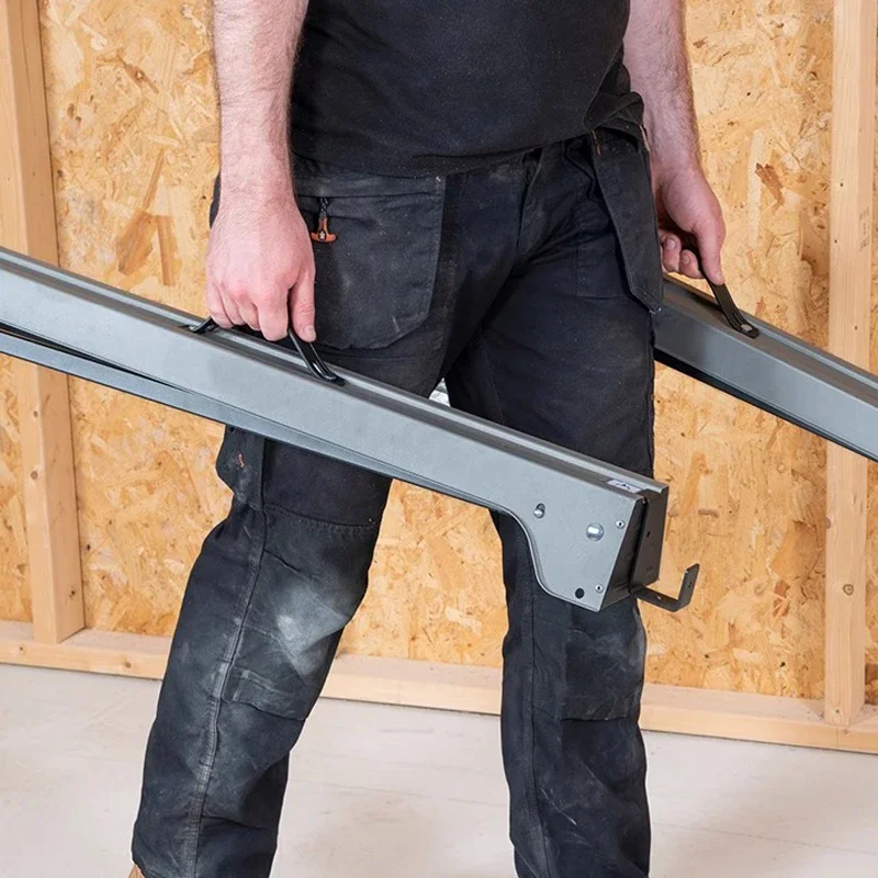 حامل ماكينة القطع محمول قابل للطي متعدد الوظائف لأعمال النجارة المكتبية قطعتين