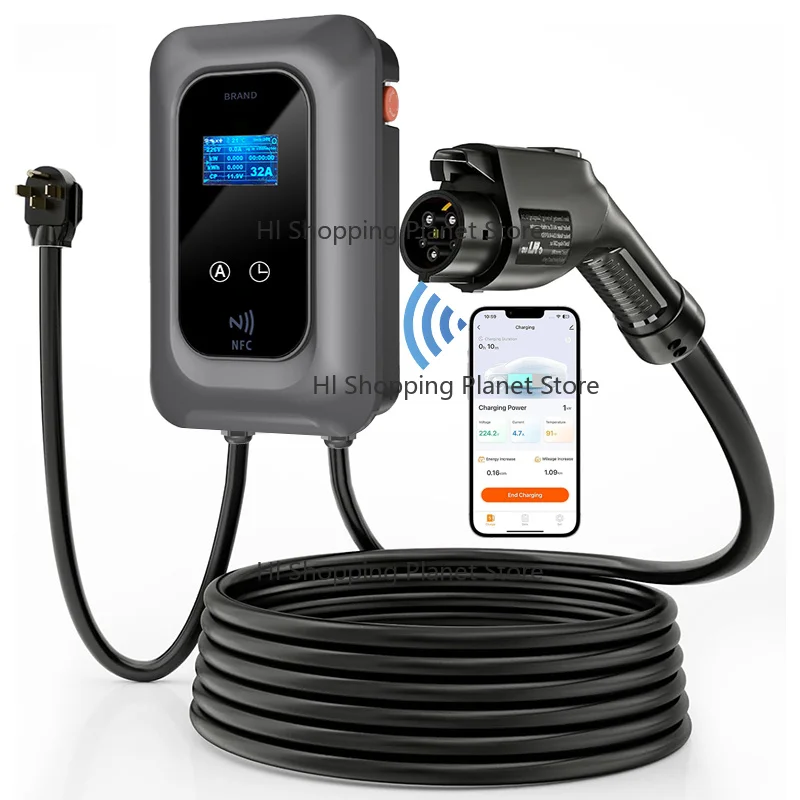Model 3 Type 1 16A 32A 40 Amp 48 Amp Home Wall Box Commercial Wall-Mounted Ev Charger Charging Station for Electric Car