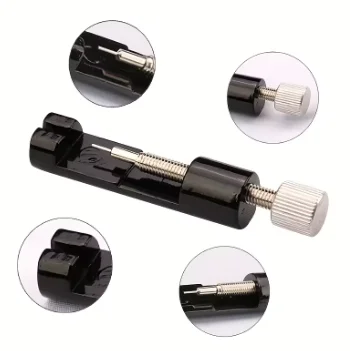 1 قطعة مزيل حزام الساعة قابل للتعديل ، اعتراض وإزالة حزام الصلب ، أداة تركيب الحزام والإصلاح ، استبدال م