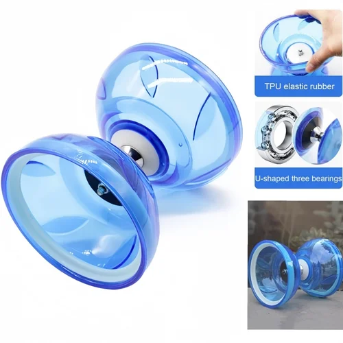 Diabolo-Juego de Yoyo chino portátil, equipo de Fitness profesional para adultos y niños, ejercicio de agilidad interior y exterior familiar