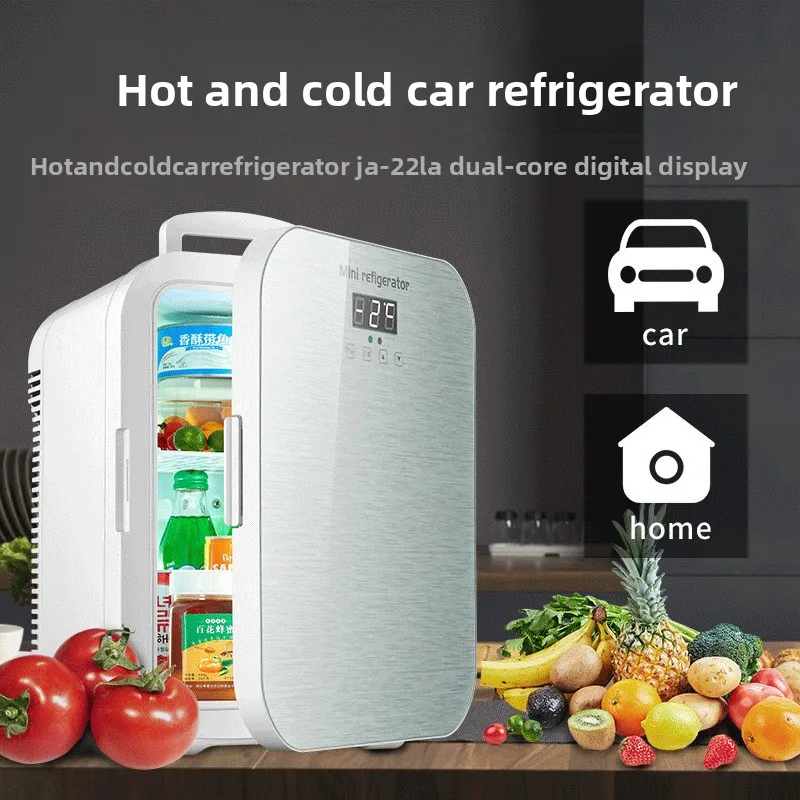 new6L/10L/12L/22L car and homeAppliances  skincare  mini fridge  for room geladeira frost free  little frigobar freezer nevera