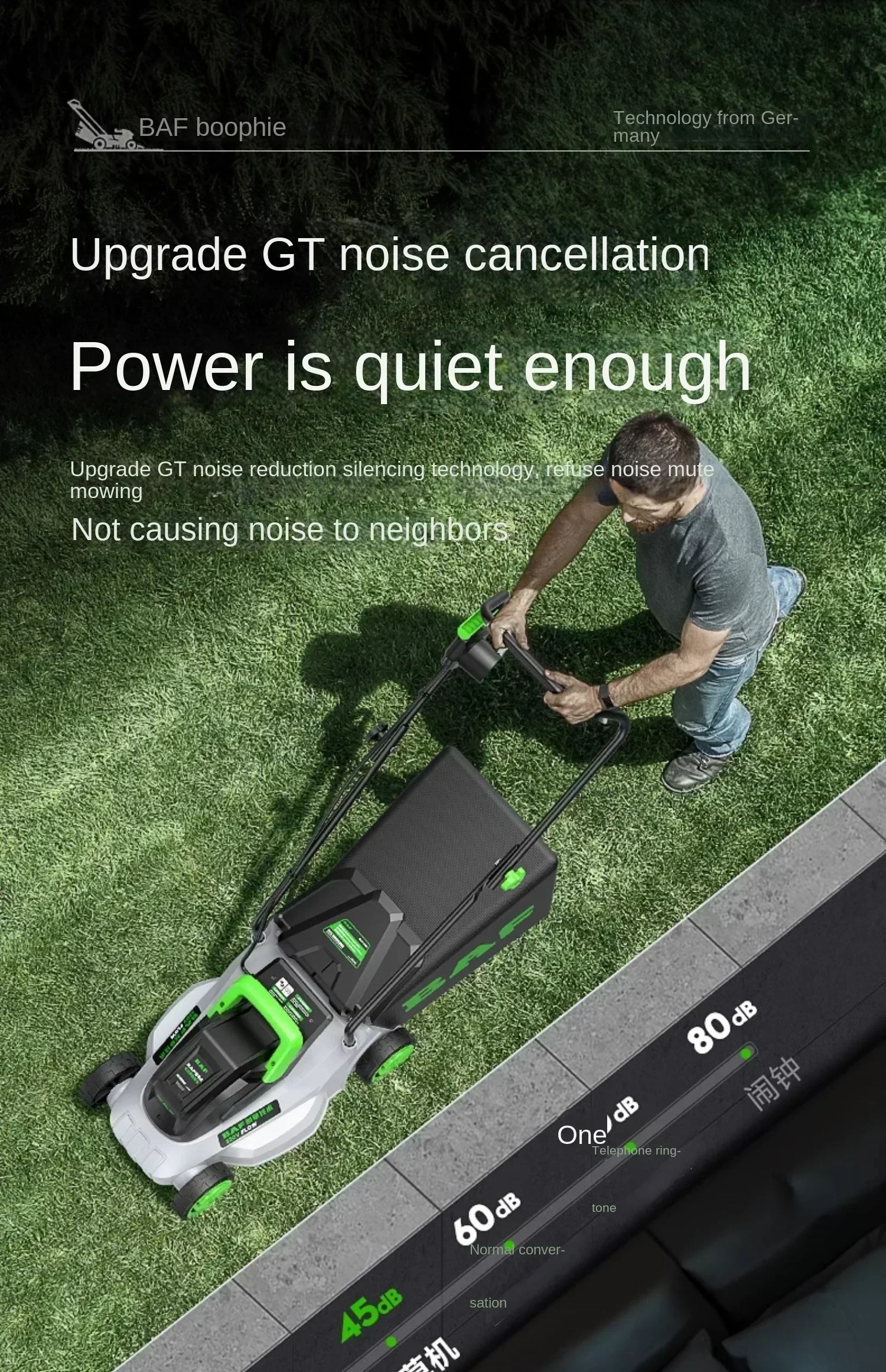 

220V New Electric Lawn Mower with High Power for Small Gardens and Multifunctional Home Use C