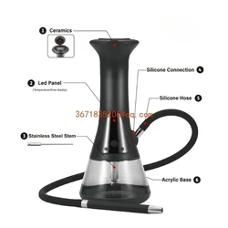 Hot-selling charcoal-free hookah electronic hookah