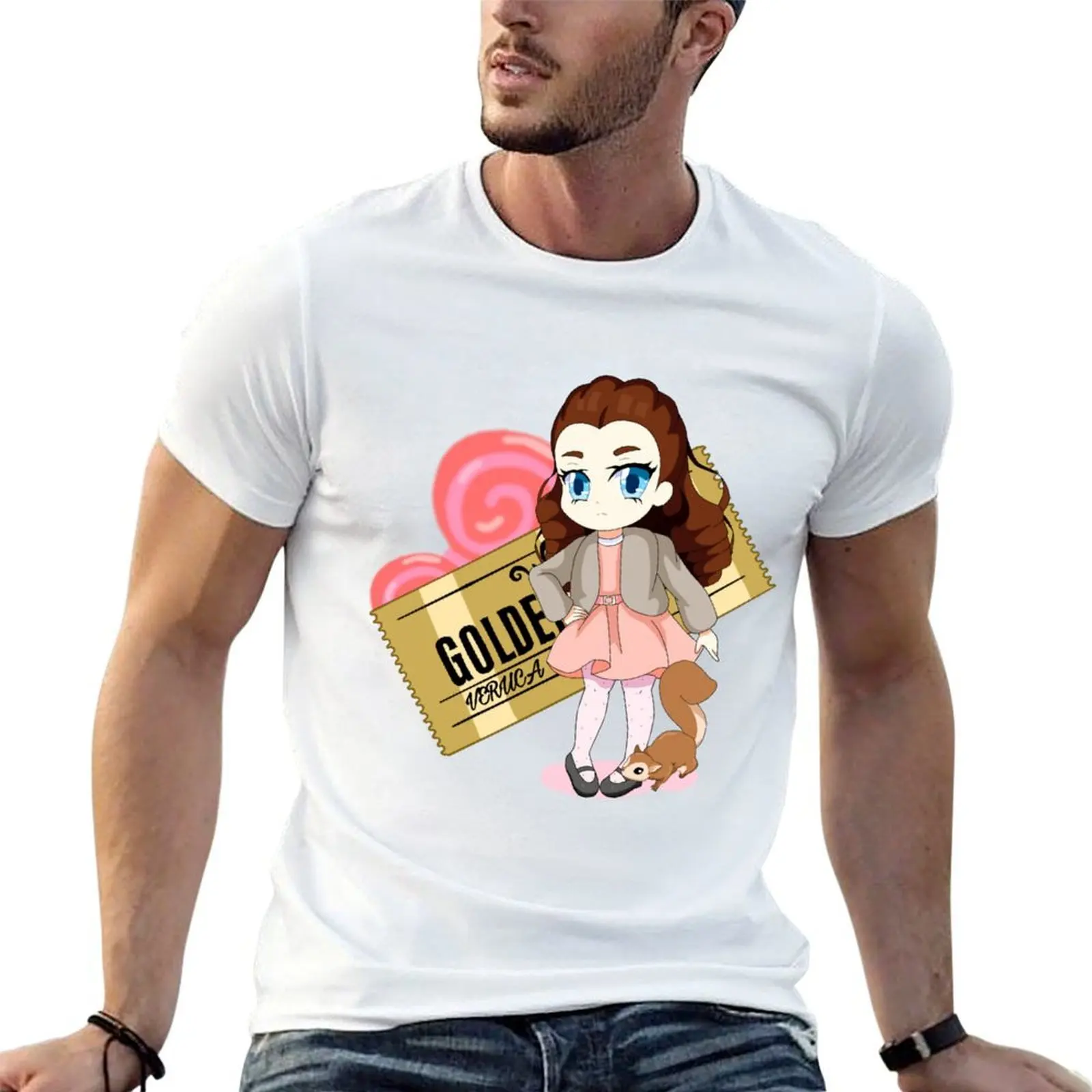 Veruca (Charlie and the Chocolate Factory) T-Shirt boys animal print funny gifts T-shirts for men cotton