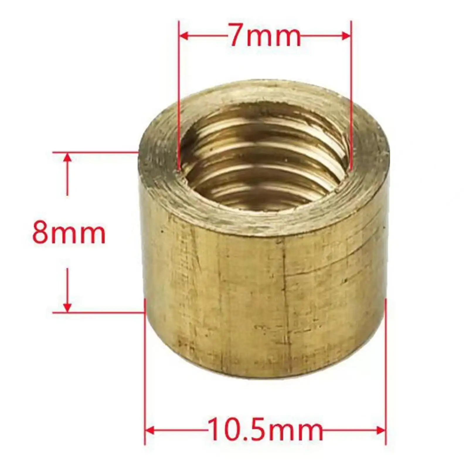 

Brass Billiard Cue Ferrule Tube Lightweight Head Repair Accessories for Billiard Cue Tip Maintenance Tool