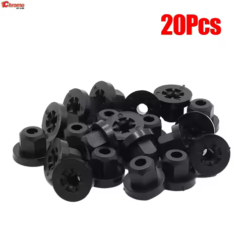 20Pcs 16131176747 Auto Car Plastic Body Nut Flange Clip For Mercedes Benz 0039900251 For BMW Replacement Parts
