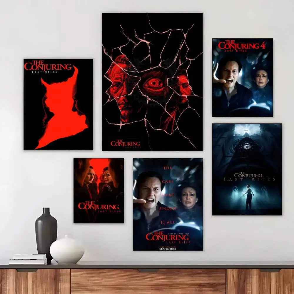 The Conjuring Last Rites Movie Poster Modern Aesthetic Wall Art Print Minimalist Bedroom Living Room Home Decor Gift