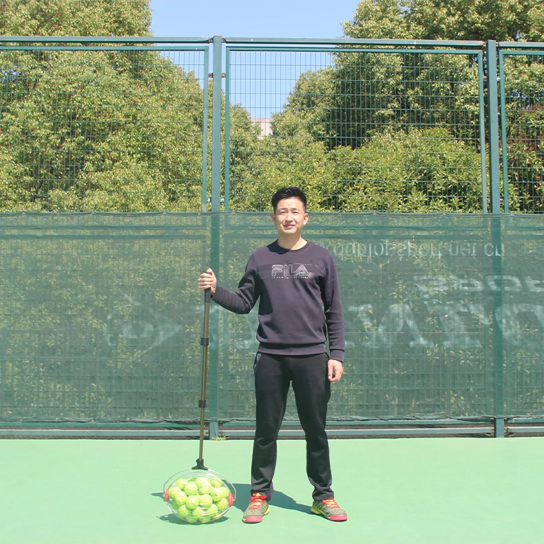 Tennis Ball Collector Portable Pickleball Tennis Ball Collector Pick up Tennis Ball Picker Collector