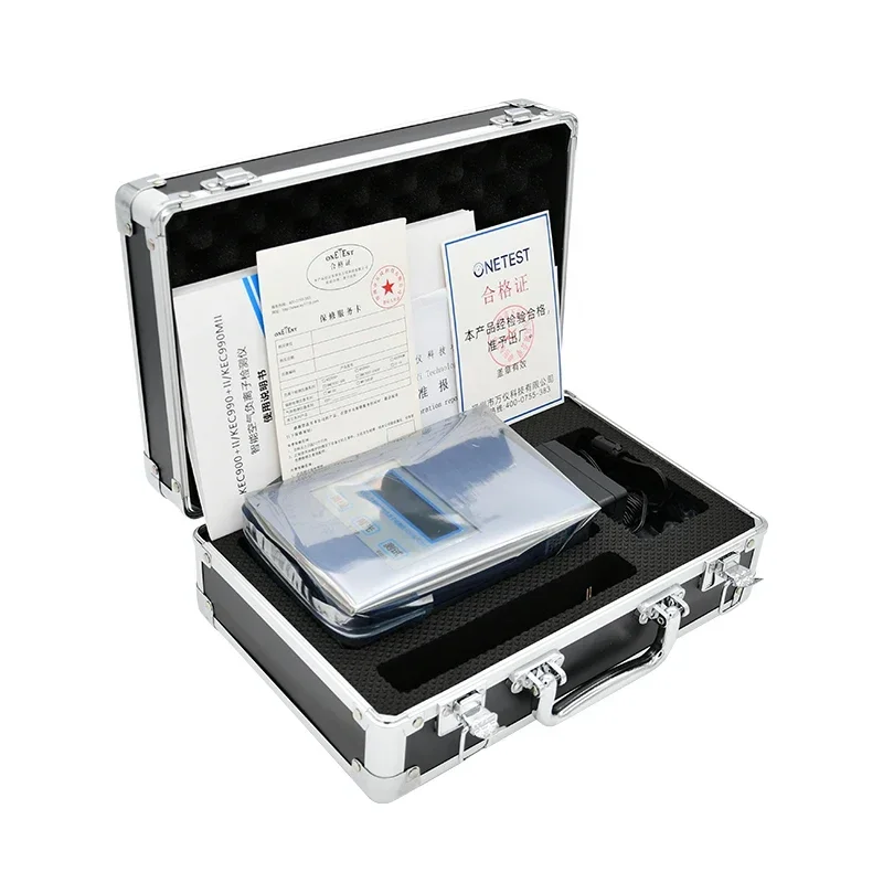 

2025 KEC990 Portable Positive And Negative Anion Ion Tester Factory Direct Selling Air Negative Ion Tester