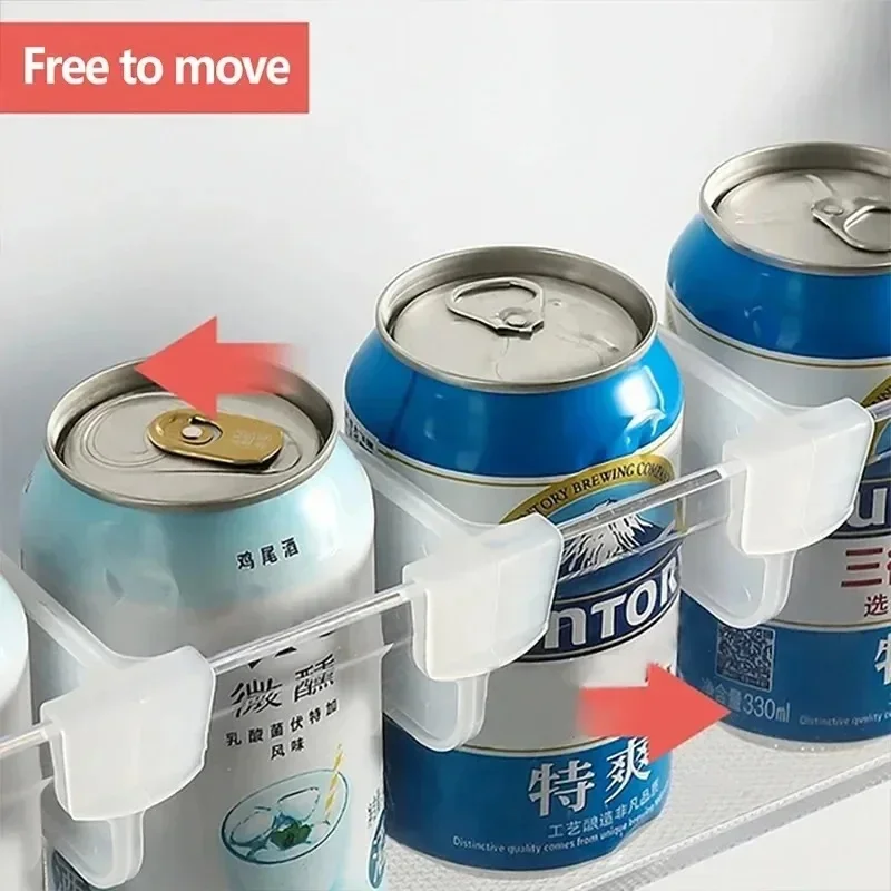 Refrigerator Partition, Side Door Partition, Dividing Clip, Small Partition For Organizing And Storing, Snap On Adjustable Clip view 5