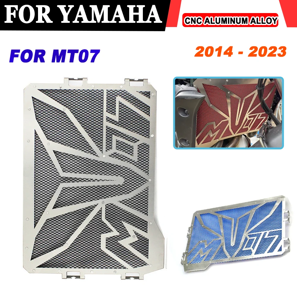 

Motorcycle Accessories Radiator Grilles Guard Protector Grill Cover Protection For Yamaha MT07 MT 07 2014 2015 2016 2017 2023