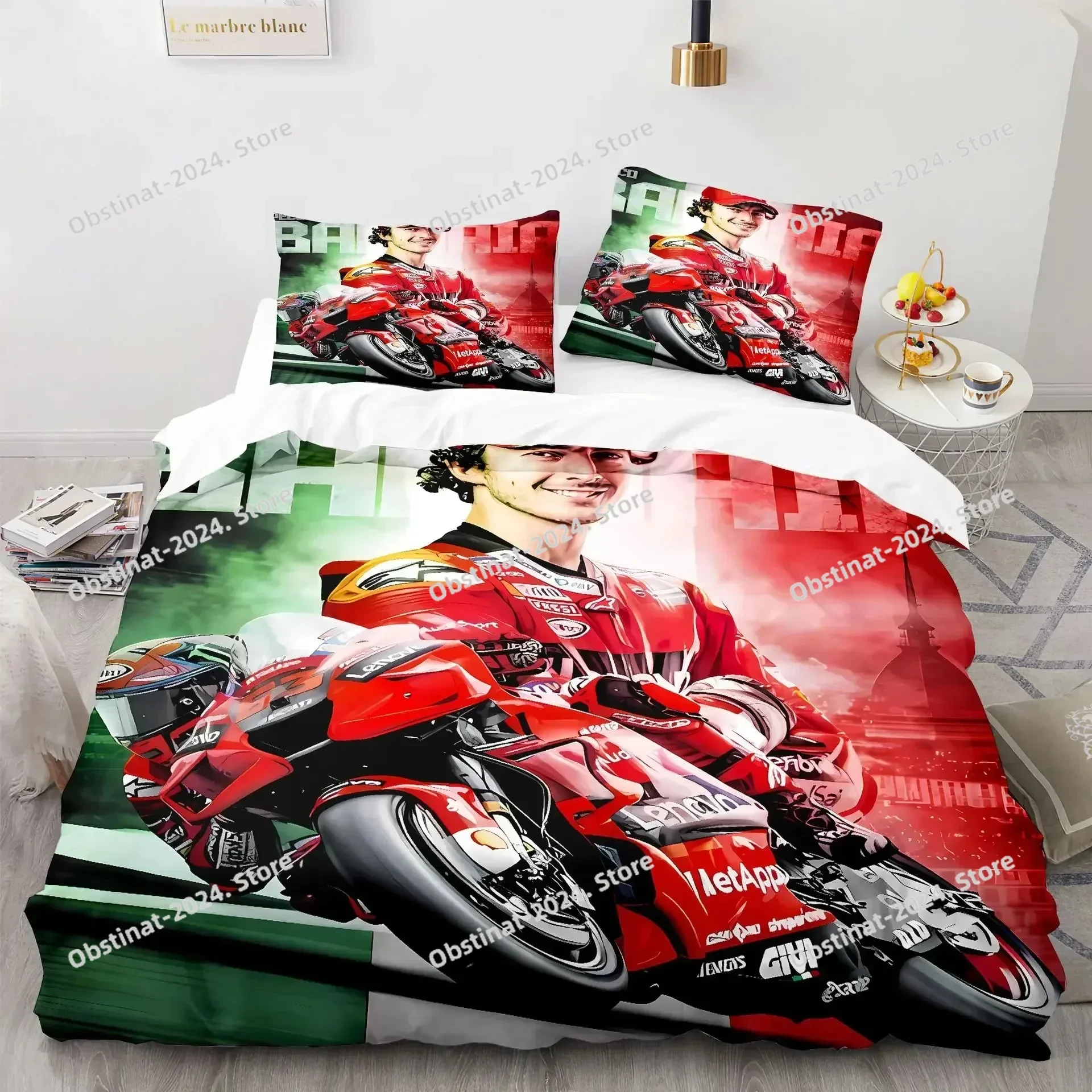 

Hot Marquez 93 Bed Linen Marc Marquez 93 Bedding Set Printed With Pillowcase Bed Duvet Cover Single Double Queen Super King Size