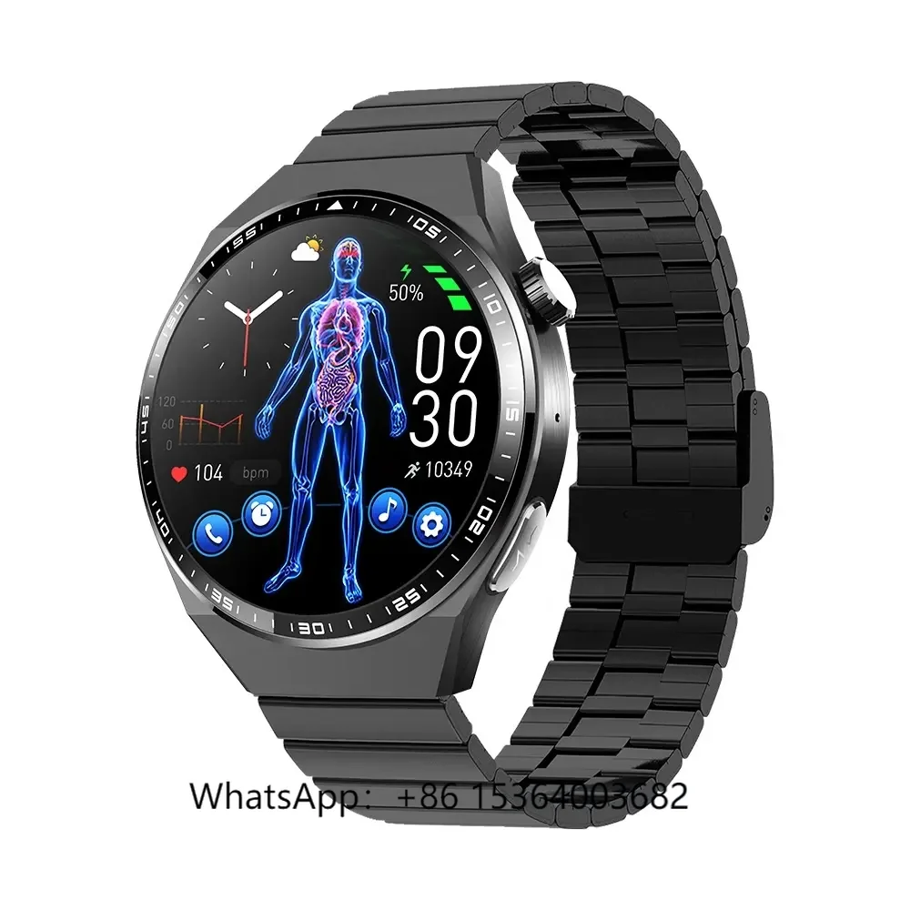 

F800 Smart Watch for Men IP67 Waterproof with Body Temperature ECG PPG Blood Pressure Monitoring Calendar Sleep Tracker Function