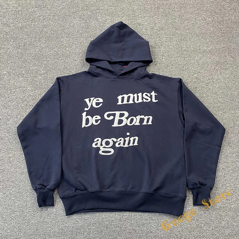 

High Street Oversize 1:1 Kanye West Sweatshirts Men Women CPFM Ye Must Be Born Again Hoodies