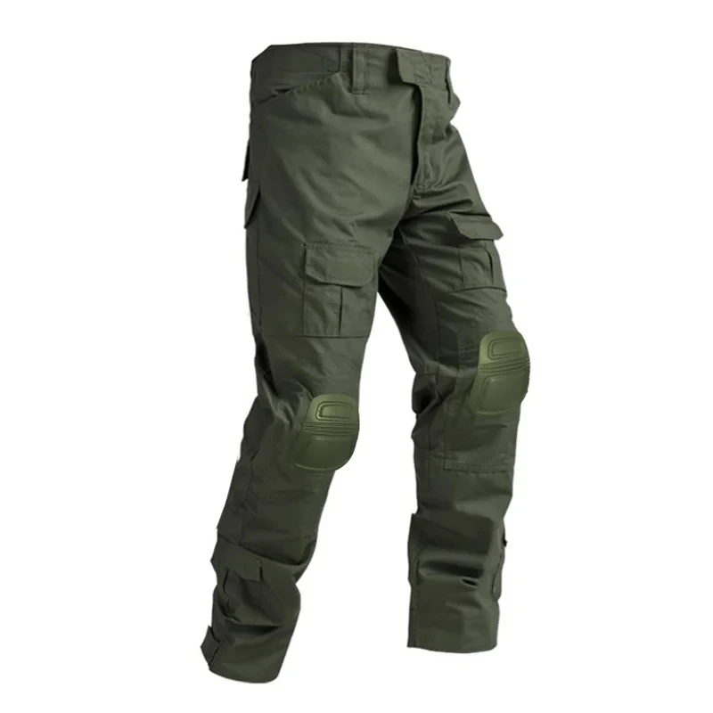 Men Tactical Suits Outdoor Paintball Clothing Uniform Shooting Combat Camouflage Shirts Cargo Knee Pads Pants