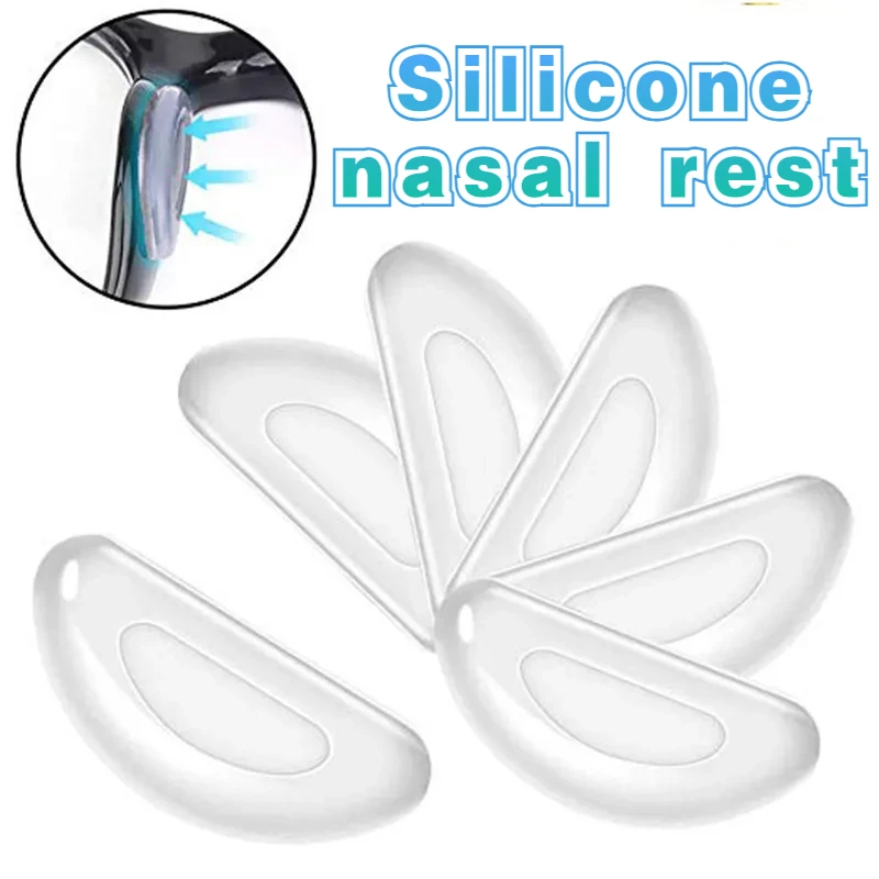 

10/20pcs Glasses Nose Pads Adhesive Silicone Nose Pads Non-slip Transparent Nosepads for Glasses Eyeglasses Accessories