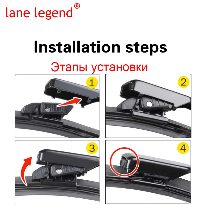 For Renault Clio Lutecia 5 V BF 2020 2021 2022 2023 Car Front Wiper Blades Window Windshield Windscreen Brushes Cutter Cleaning