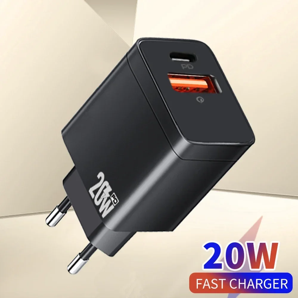 PD 20W USB Charger Quick Charger Type C Mobile Phone Charger For Iphone 14 15 Pro Max Samsung Xiaomi 13 14 Huawei oppo oneplus