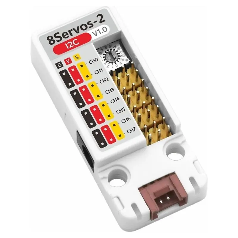 ABFS I2C Communication Interface Unit 8-Servos2-I2C 8-Channel Servo Cascade Control Unit STM32G031G8U6 Controller