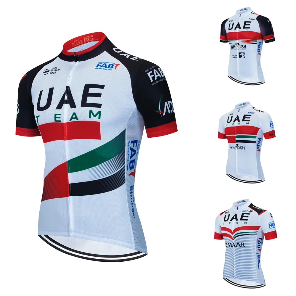 

2024 UAE NEW Summer Cycling Jerseys Outdoor Mountain Bike Breathable Sportwears Men Short Sleeves Road Bike Cycling Clothing