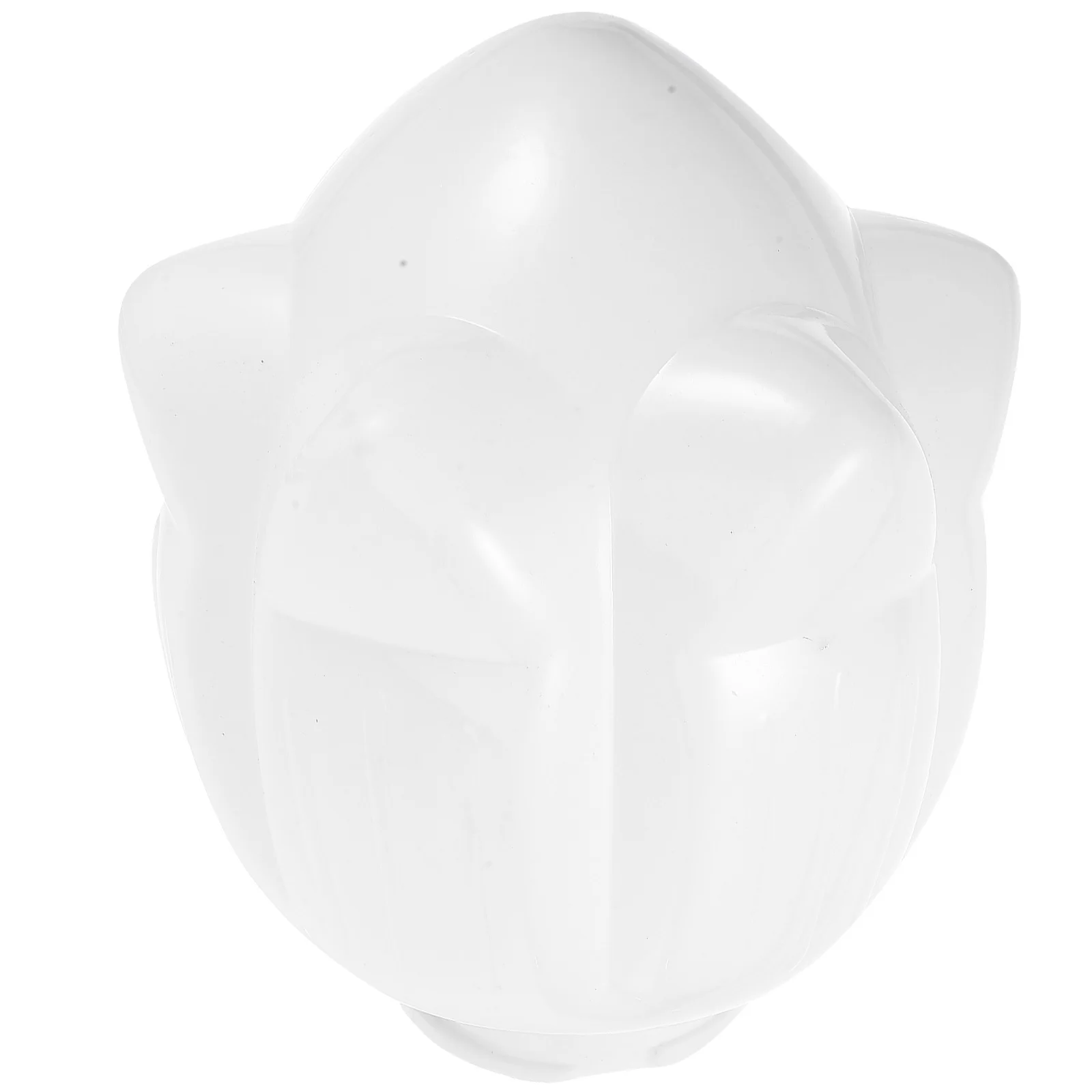 

Outdoor Lamp Shade White Acrylic Lotus Shaped Weatherproof Cover For Garden Street Post-Top Lantern Large Globe Pendant Light