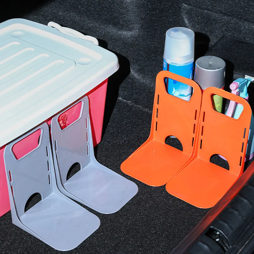 2PCS Car Trunk Organizer Rack Car Back Luggage Box Stand Fence Storage Holder for Organize Fixed Tool