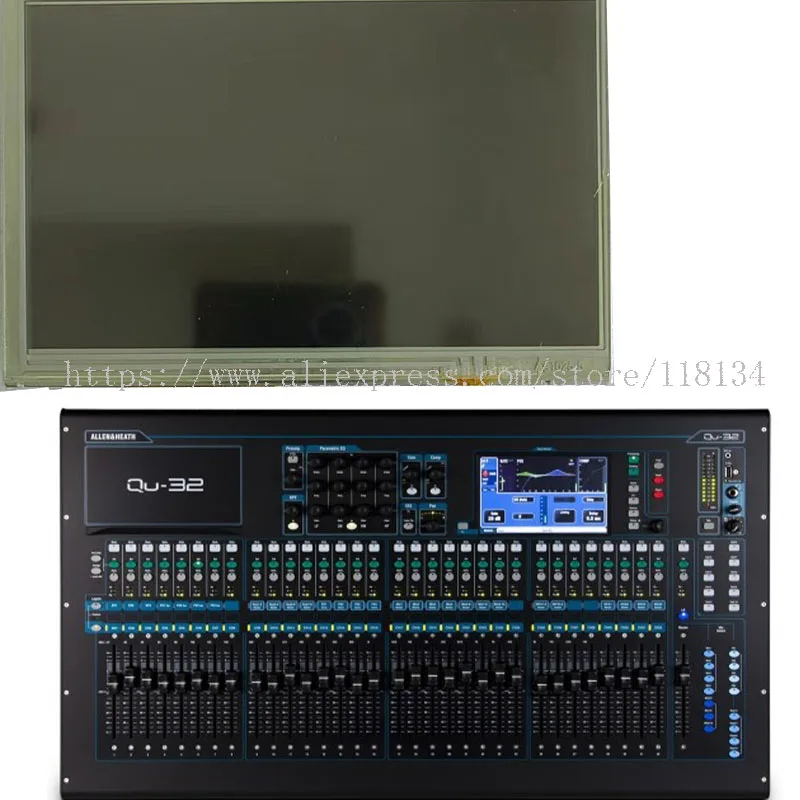 New Lcd Screen Display With Digitizer Touch pad  For Allen & Heath QU-32 QU-16 QU-24 Digital mixing console