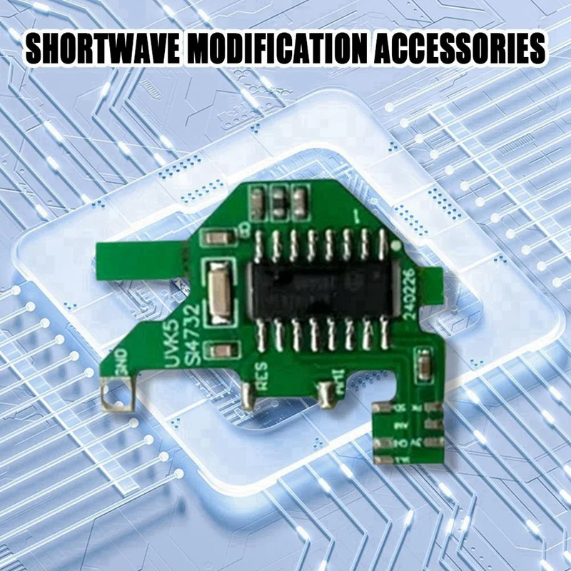 SI4732 Modification Module And Crystal Oscillator+2Xdonut Antenna FPC For Quansheng UVK5/K6 Dual Antenna Solution