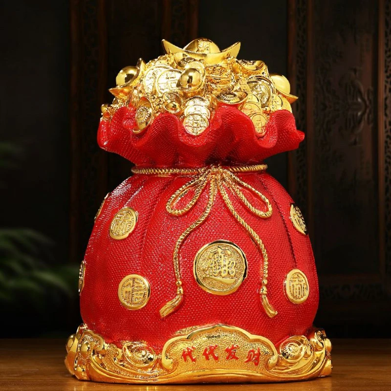 

Enerations of Wealth Lucky Bags Piggy Banks Ornaments Store Front Desk Cashier Decoration New Store Opening Housewarming Gifts