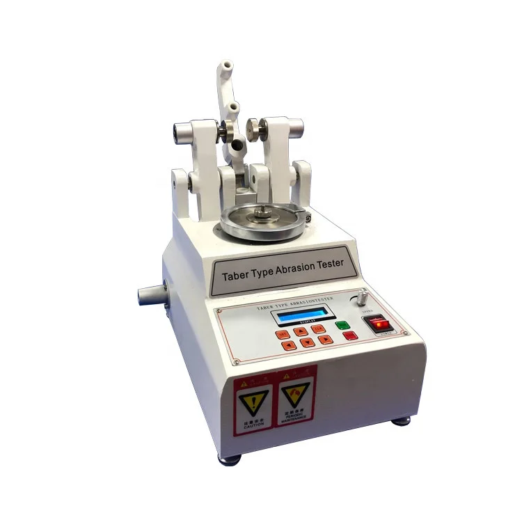 ASTM D4060 TABER Abrasion Resistance Tester 250g-1000g Load Digital Counter 6-Digit Display High Accuracy 0-70 Testing