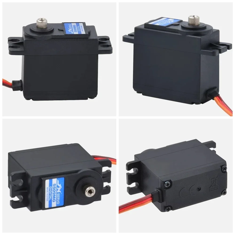 JX PDI-5509MG 9kg, engrenage métallique de haute précision, Servo numérique Standard pour voiture RC avion Robot bras 180 Angle Servo