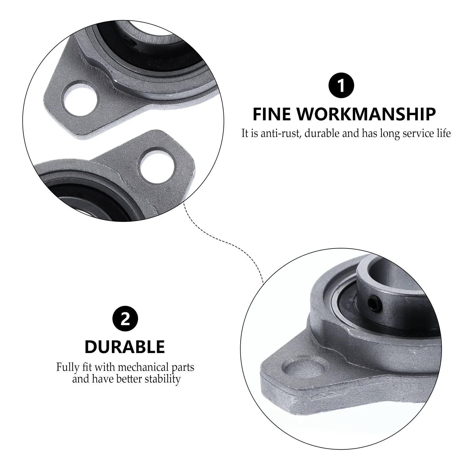 

Low Noise aligning Bearings Zinc Alloy Pillow Block Mounted Bolts Anti Self Aligning Bearing Rust Long Service Life