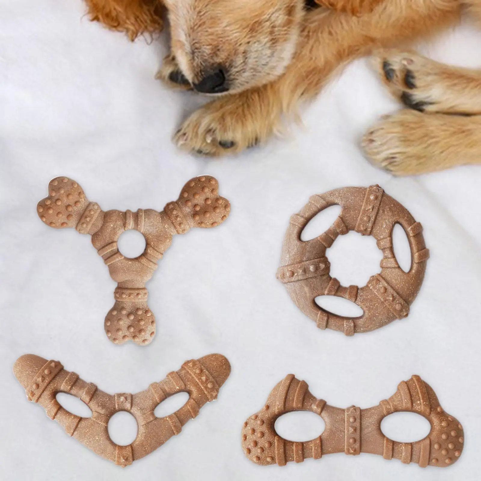 Interactive Dog Toothbrush Stick Chew Toy Food Grade Tough Bone Shape for Indoor Training Play Interactive Dog Toothbrush Stick Chew Toy Food Grade Tough Bone Shape for Indoor Training Play
