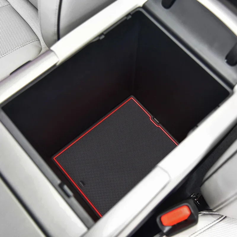 For PALISADE 2020 Door Slot Gasket Interior Armrest Box Decorative Mat Modification Accessories Cup Trough Dust Proof Storage