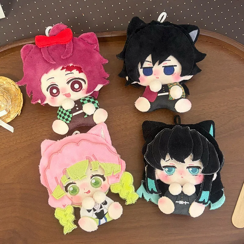 10cm Kawaii Plush Cotton Doll Hot Demon Stuffed Slayer Figure Dolls Lovely Dress Up Gift