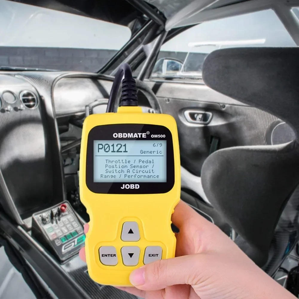 Rhaxel OM500 JOBD/OBDII/EOBD Code Reader Auto Diagnostic Tool Engine Fault Scanner for Japanese Cars Vehicles