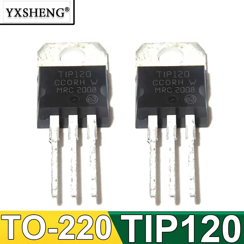 10PCS TIP120 Darlington Complementary Silicon Power Transistor TO-220