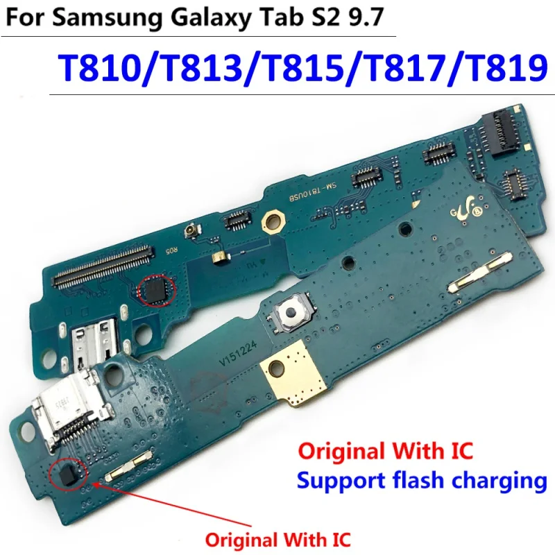 

Оригинальный USB-разъем для зарядного устройства, зарядная плата, задний разъем, гибкий разъем для Samsung Galaxy Tab S2 9,7/T810/T813/T815/T817/T819