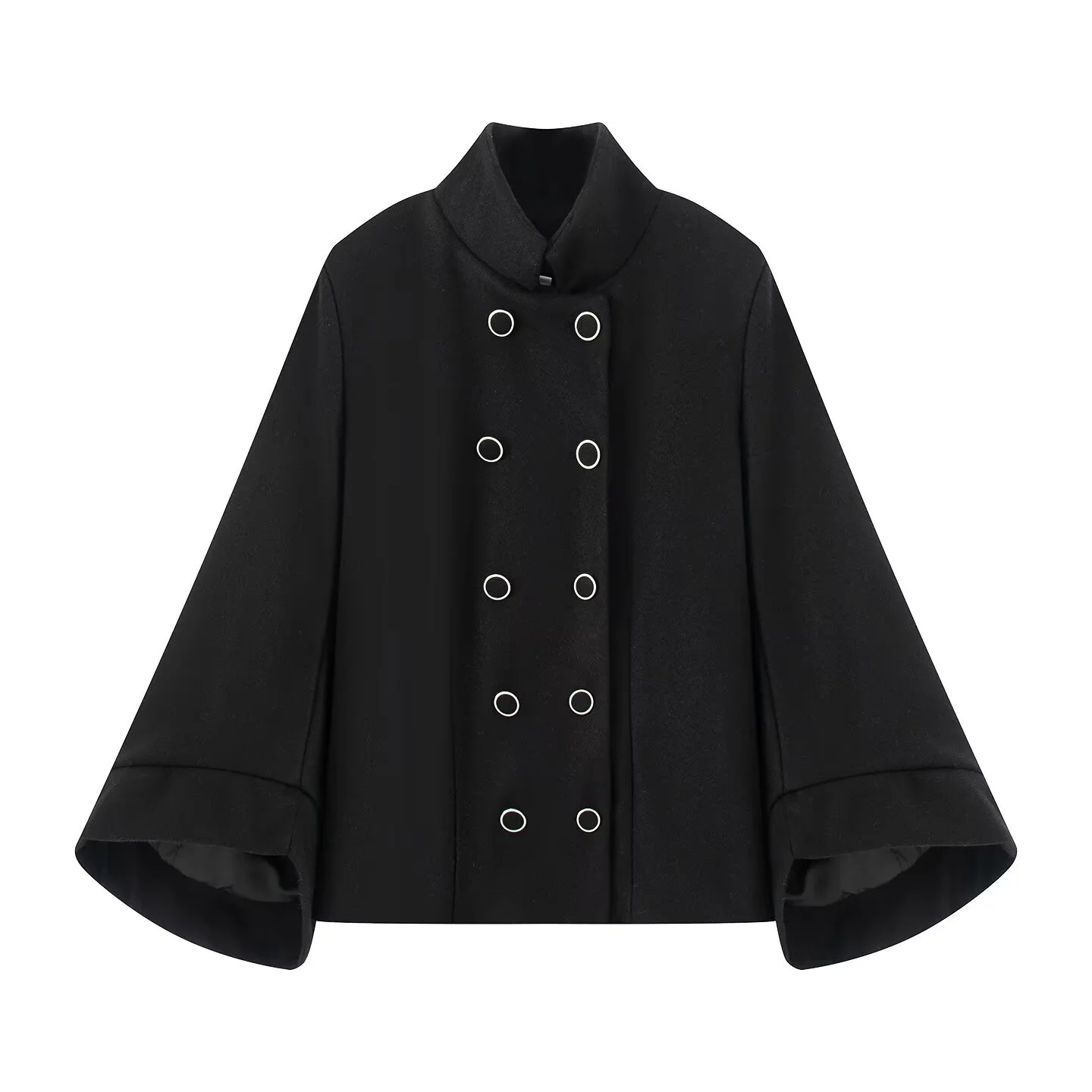 

Осень 2025: новая женская повседневная модная простая свободная высококачественная двубортная дизайнерская повседневная куртка-топы