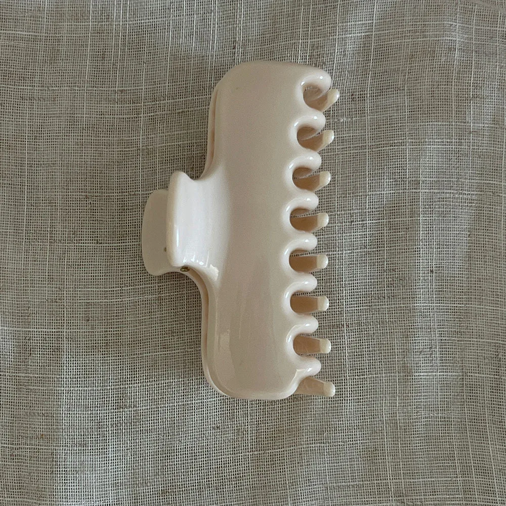 1 Stück Basic-Haarspange aus mehrfarbigem PC-Material, dicke Haarklammer im INS-Blogger-Stil, große Haarklammer für den Hinterkopf, tägliches Haar-Accessoire für Damen – Detail 18