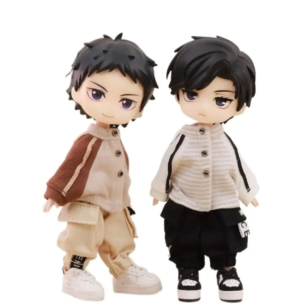 

Casual Wear OB11 Baby Clothes Outfit Suit Sportswear Doll Baseball Uniform Decoration Dress Up Doll Coat Pants Children Gift