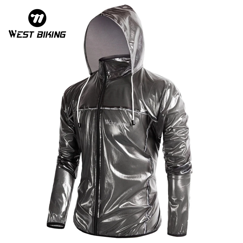 WEST BIKING Waterproof MTB Mountain Bike Raincoat Men Women Cycling Clothing Windbreaker Rain Jacket Outdoor Bicycle Jerseys