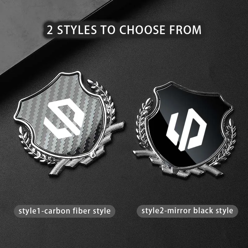 Car Side Modification Sign Triangular Metal Sticke For Leapmotor C11 T03 C10 OS Pilot T02 T04 C1 2024 2025 Accessories Glass Key