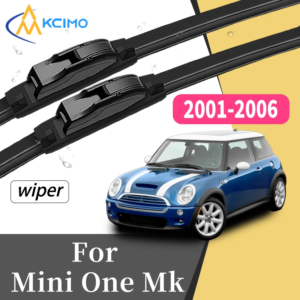 

Wiping 2Pcs Front Windscreen Wiper Blades For Mini One Mk l R50 2001-2006 Mini Cooper Windshield Car Exterior Accessory